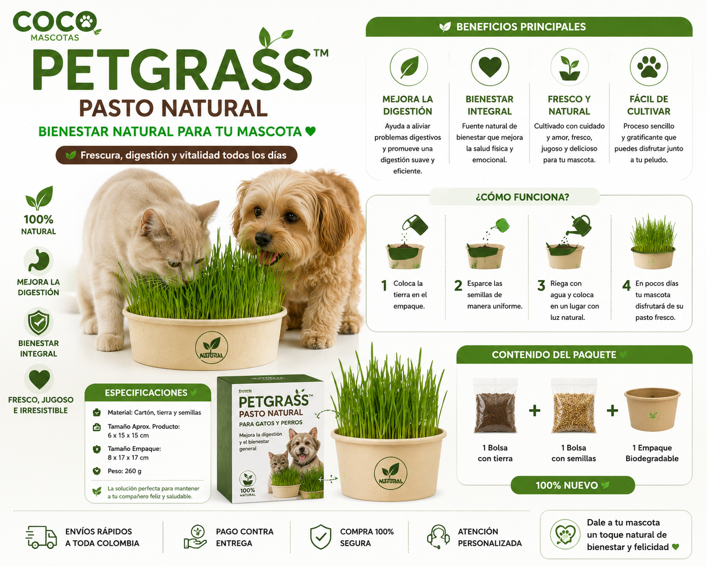 🌱 PetGrass™ Pasto Natural