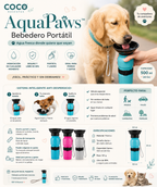 💧 AquaPaws™ Bebedero Portátil Para Mascotas