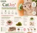 🌿 CatJoy™ Bola Giratoria Catnip Para Gatos